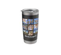 Michelangelo Painting Last Judgment for an Art Lover Stainless Steel Insulated Tumbler