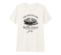 Michelangelo The Divine One Renaissance Art Sculptor Premium T-Shirt