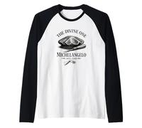Michelangelo The Divine One Renaissance Art Sculptor Raglan Baseball Tee