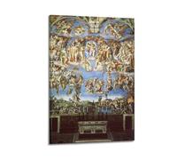 Michelangelô-The Last Judgment Art Poster Room Aesthetic Print Art Wall Painting Canvas Modern Bedroom Decor 08x12inch(20x30cm)