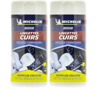 MICHELIN 008883 Box of 40 Leather Wipes (Pack of 2)