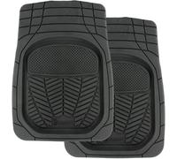MICHELIN 009079 Front Rubber Mats 3D Tray Set of 2, Black