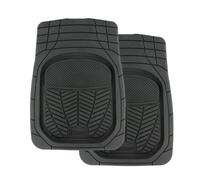 MICHELIN 009079 Front Rubber Mats 3D Tray Set of 2, Black
