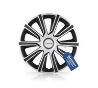 Michelin 92013 Wheel trim Louise with reflector system N.V.S., set of 4, 35.56 cm, 14 inches, silver/black