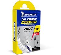 Michelin Air Comp Ultralight 700c Road Inner Tube Presta Valve Black