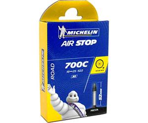 Michelin Air-Stop Butyl Bicycle Tube 700 x 18-25C, Grey