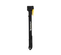 MICHELIN - Air Tech Dual-Head Aluminium Mini Pump - Max Pressure 8 Bar/120 PSI - Lightweight and Easy to Use - T-Handle - Bicycle Attachment Included - Compatible Presta, Schrader, Dunlop Valves