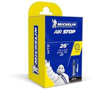 Michelin Airstop 1.45 Butyl PV Tube - Black, Presta Valve - 40mm 26" 1.45/2.45