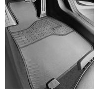 Michelin Car Mats to fit Edge 2016+ Black Luxury Rubber Car Mats with Black Trim & Michelin Heel Pad [MII-2135]