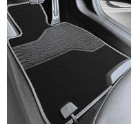 Michelin Car Mats to fit TR7 1974-1981 Black Luxury Carpet Car Mats with Black Trim & Michelin Heel Pad [MII-805]