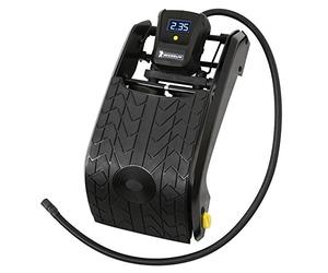 Michelin Double Piston Foot Pump with Digital Pressure Gauge, Black