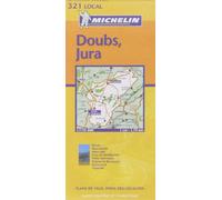Michelin Local France Doubs/Jura Map: 321