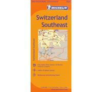 Michelin Map Switzerland Southeast