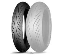 Michelin Moto Pilot Power 3 Sc 55h Tl Scooter Front Tire Black 120 / 70 / R14