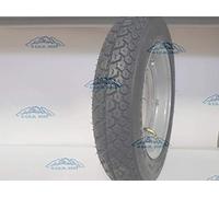 Michelin Pair of 2 Complete Wheels Assembled for Vespa PX 125 150 200 with 2 Rims, 2 Tyres S83 Size 3.50 R10, 2 Inner Tubes