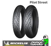 Michelin Moto Pilot Street Radial 57s Tl Touring Tire Black 110 / 80 / R17