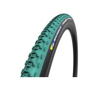 Michelin Power Cyclocross Jet Competition Line TLR Folding Tyre 700x33c - Turquoise
