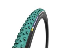 Michelin Power Cyclocross Mud Competition Line Folding Tyre 700x33c - Black/Green