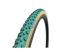 Michelin Power Cyclocross Mud Racing Line Tubular Tyre 700x33c - Black/Green
