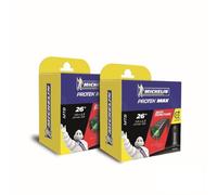 MICHELIN - Set of 2 C4 Protek Max Inner Tubes 26" 47/58X559 PR40 - Performance Line - Presta Valve 40mm - High Puncture Resistance - Ideal for Mountain Bikes - ETRTO 47-559 to 58-559
