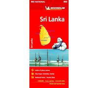 Michelin Sri Lanka Road & Tourist Map 803