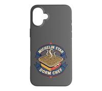 Michelin Star Dorm Chef Instant Ramen Noodles Case for iPhone 16 Plus