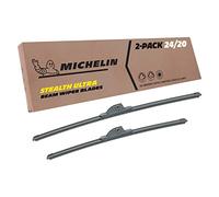 Michelin Stealth Ultra Double Package 24 &20 inch Wiper Blade Fits Select Audi, Skodia, Volvo; Model Years (19-2420SUBA)