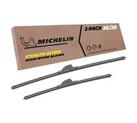 Michelin Stealth Ultra Double Package 26 &20 inch Wiper Blade Fits Select Audi, Volvo, Porsche; Model Years (19-2620SUBA)