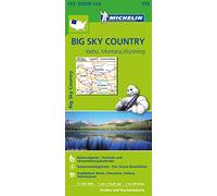 Michelin Zoomkarte Big Sky Countries 1 : 1.267.200: Idaho, Montana, Wyoming