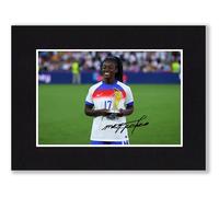 Michelle Agyemang - England Lionesses Euro 2025 Champions Signed 8x6 Inch Mounted Photo Print With Pre Printed Signatures That Would Make A Great Gift For Any Fan And Is Ready To Be Framed.