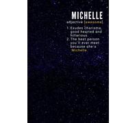 Michelle Awesome Name: custom name Notebook | personalized gifts for women | personalised for Michelle | 2023 | Black | A4