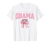 Michelle Obama 2028 for President Pink Coquette T-Shirt