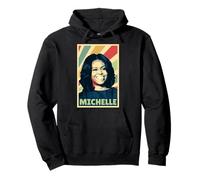 Michelle Obama Vintage Colors Pullover Hoodie