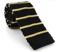 Michelsons of London Skinny Stripe Silk Knitted Tie