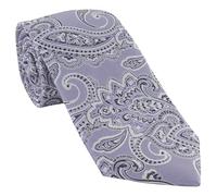 Michelsons of London Spring Paisley Silk Tie (Lilac)