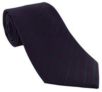 Michelsons of London Stripe Extra Long Tie (Purple with Navy)