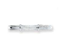 MiChic Jewellery Ladies' Rope Edge Design with Expanding Sterling Silver Bangle