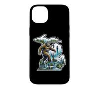 Michigan Bigfoot Striding Through Forests Great Blue Lakes Case for iPhone 14 Plus
