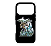 Michigan Bigfoot Striding Through Forests Great Blue Lakes Case for iPhone 17 Pro