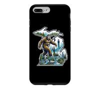 Michigan Bigfoot Striding Through Forests Great Blue Lakes Case for iPhone 7 Plus/8 Plus
