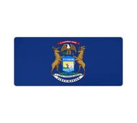 Michigan Flag Fashion Mouse Pad Large Desk Mat Extended Mousepad for Office Home Gaming