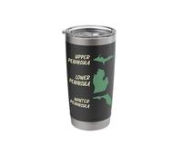 Michigan Florida Upper Peninsula Yooper Snowbird Winter Stainless Steel Insulated Tumbler
