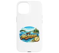 Michigan Great Lakes Coastal Adventure Case for iPhone 15