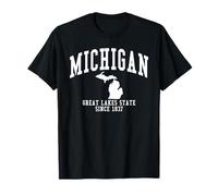 Michigan - Great Lakes State - Vintage T-Shirt