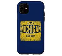 Michigan pride state est 1837 proud MI patriot vintage stars Case for iPhone 11