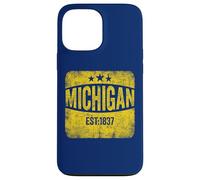 Michigan pride state est 1837 proud MI patriot vintage stars Case for iPhone 13 Pro Max