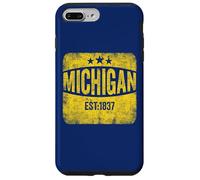 Michigan pride state est 1837 proud MI patriot vintage stars Case for iPhone 7 Plus/8 Plus