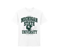 Michigan State ., Outerstuff Mens T-Shirt, Off-White, M UK