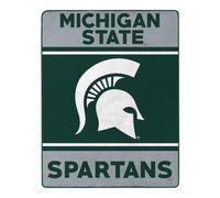 Michigan State Spartans NCAA Officially Licensed 46" x 60" Throw Blanket - Ultra Soft Fleece Blanket with Bold Team Colors for Game Day, Couch, Bed & Travel