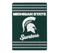 Michigan State Spartans NCAA Officially Licensed 60" x 80" Oversized Throw Blanket - Ultra Soft Fleece Bed Blanket with Bold Team Colors for Game Day & Home Decor